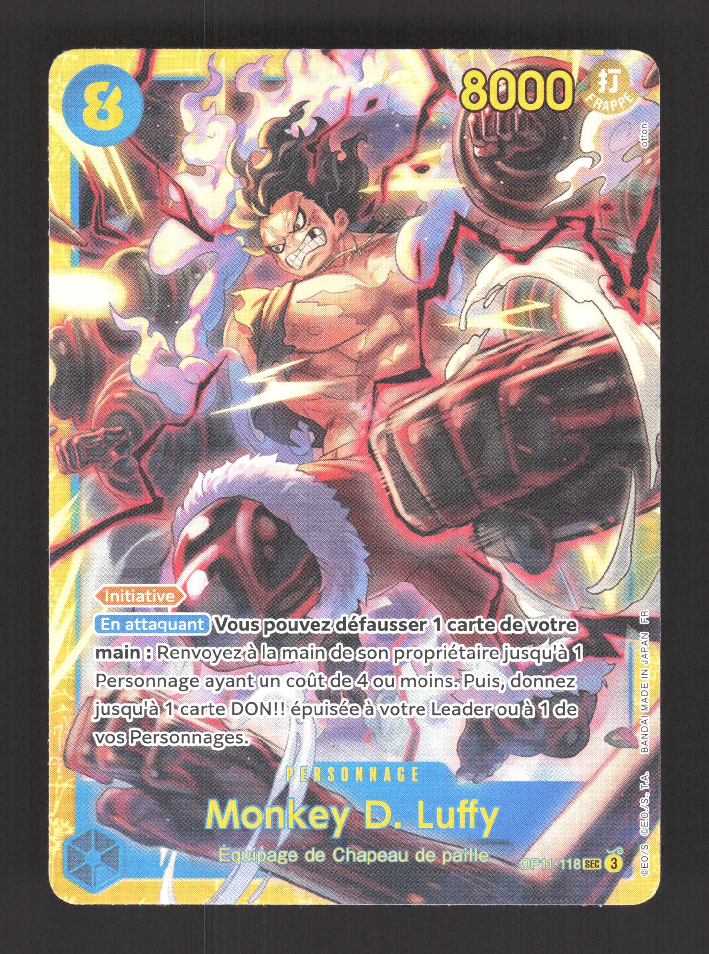 OP11-118-SECRET-NONFOIL Monkey D Luffy SECRET-NONFOIL - One Piece