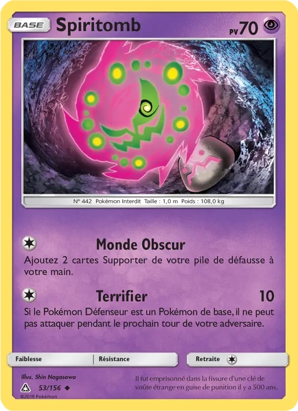 53/156 Spiritomb REVERSE - Ultra-Prisme