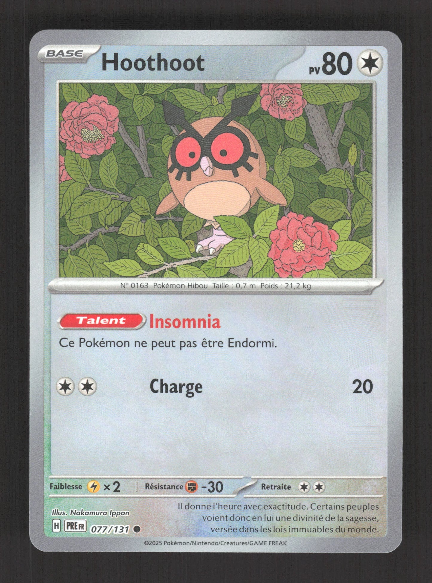 077/131 Hoothoot POKEBALL - Évolutions Prismatiques