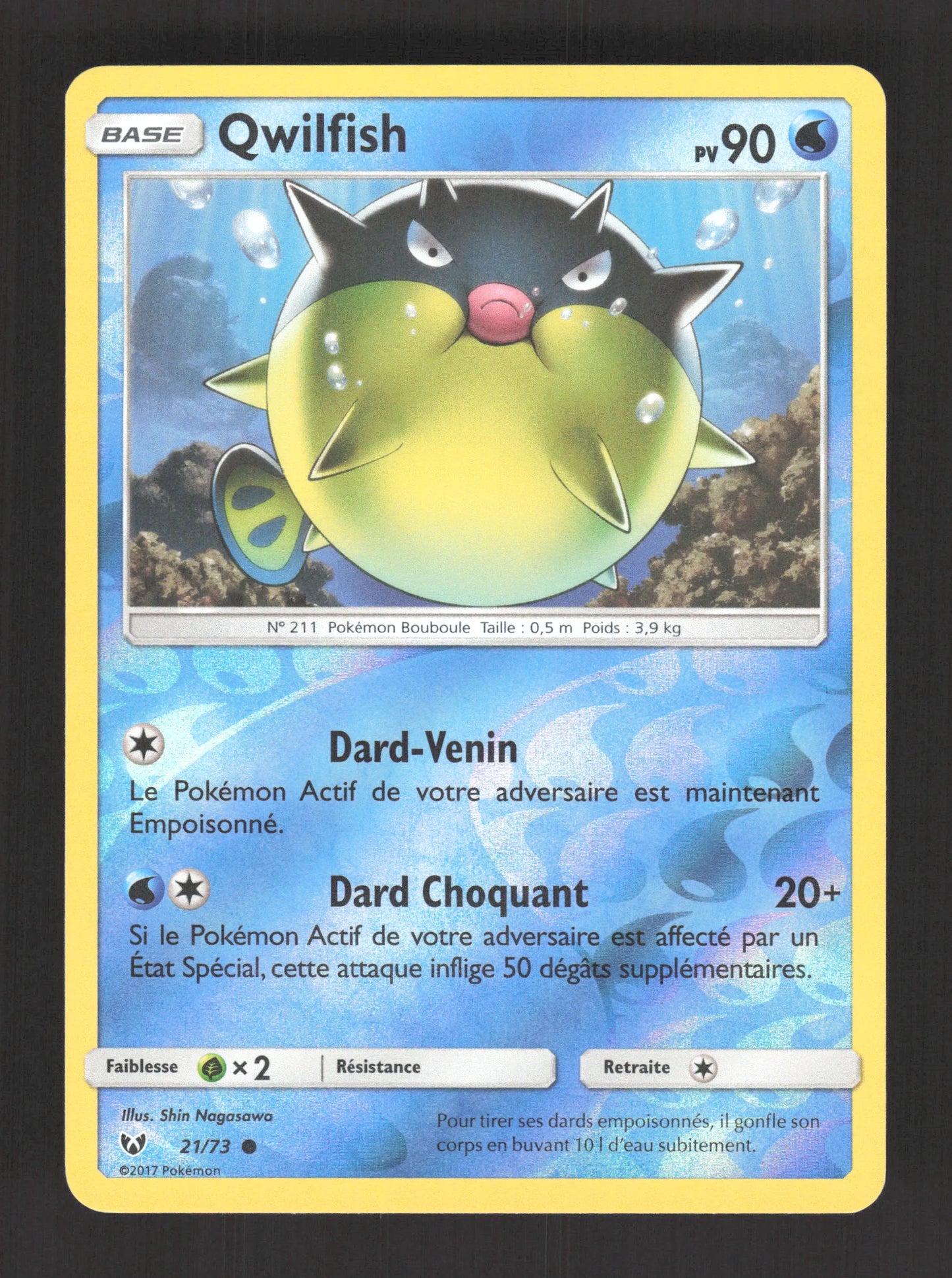 21/73 Qwilfish REVERSE - Légendes Brillantes