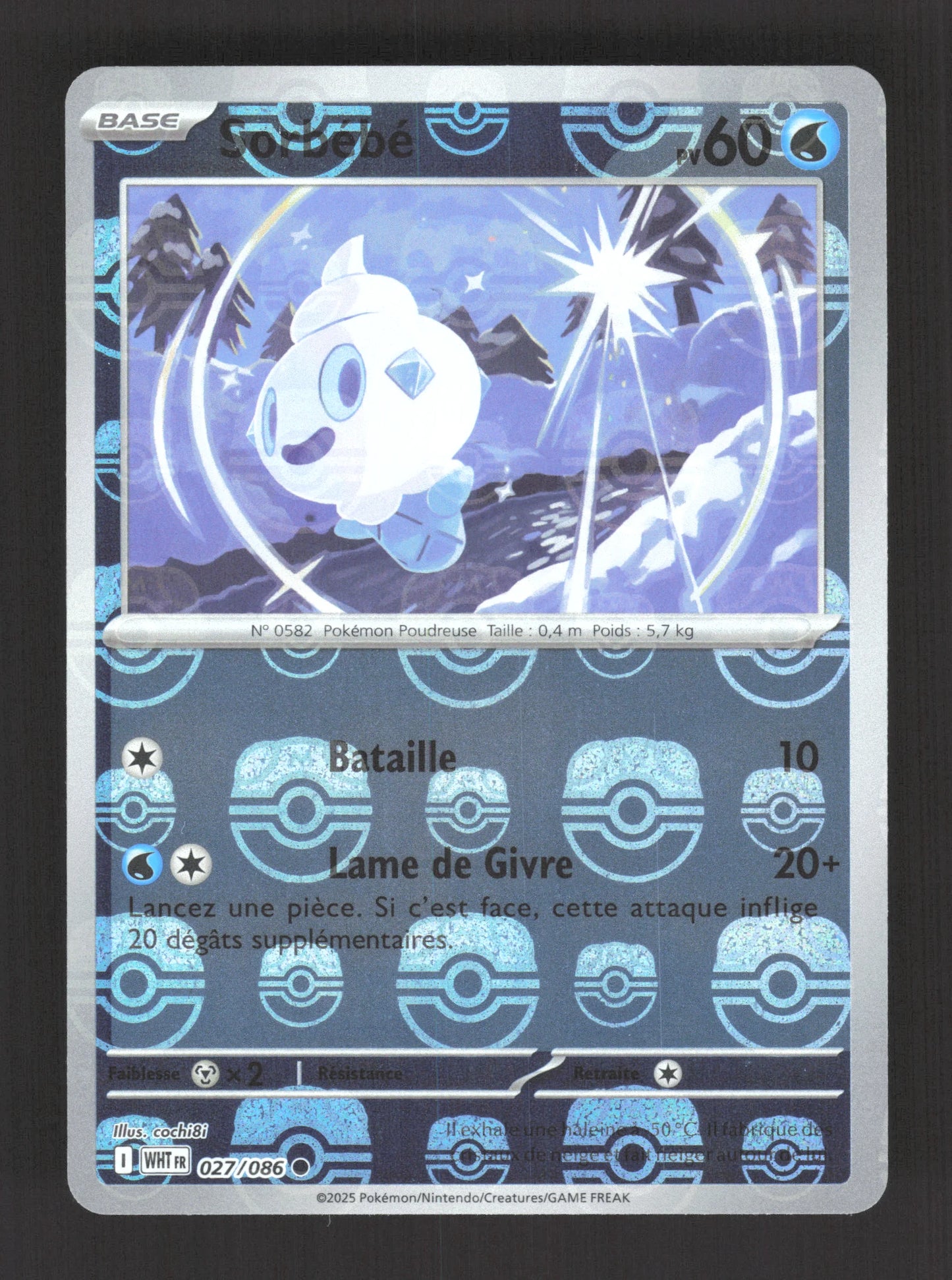 027/086 Sorbebe MASTERBALL - Flamme Blanche