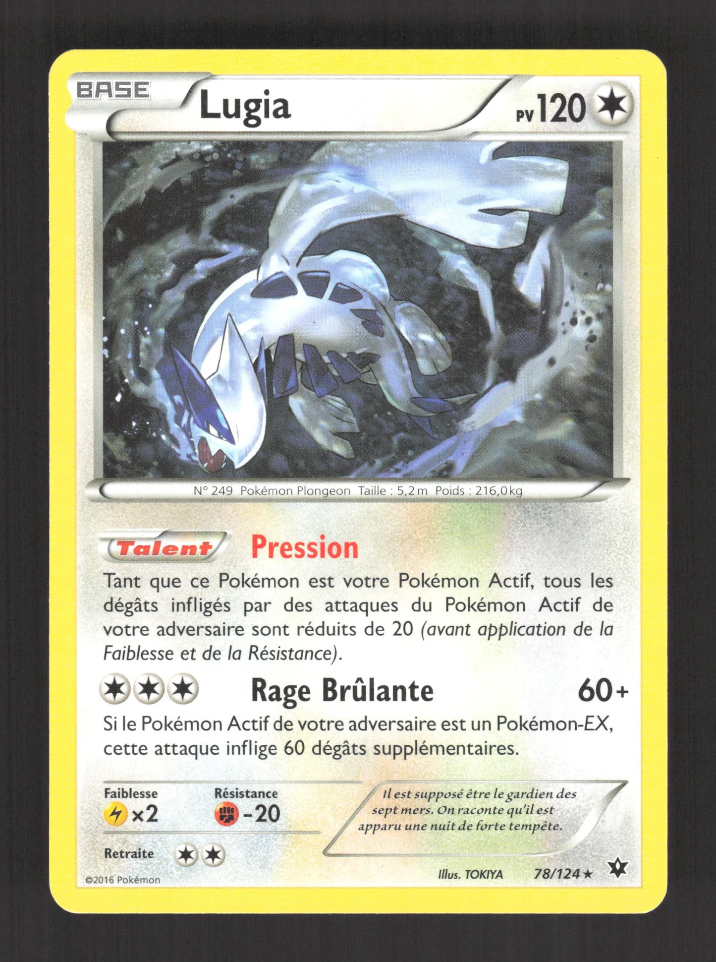 78/124 Lugia RARE - Impact des Destins