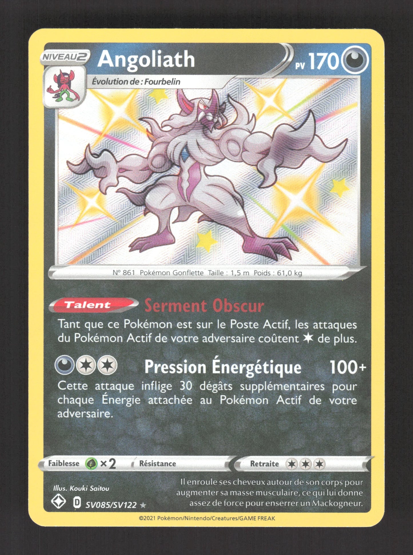 SV085/SV122 Angoliath SHINY - Destinées Radieuses