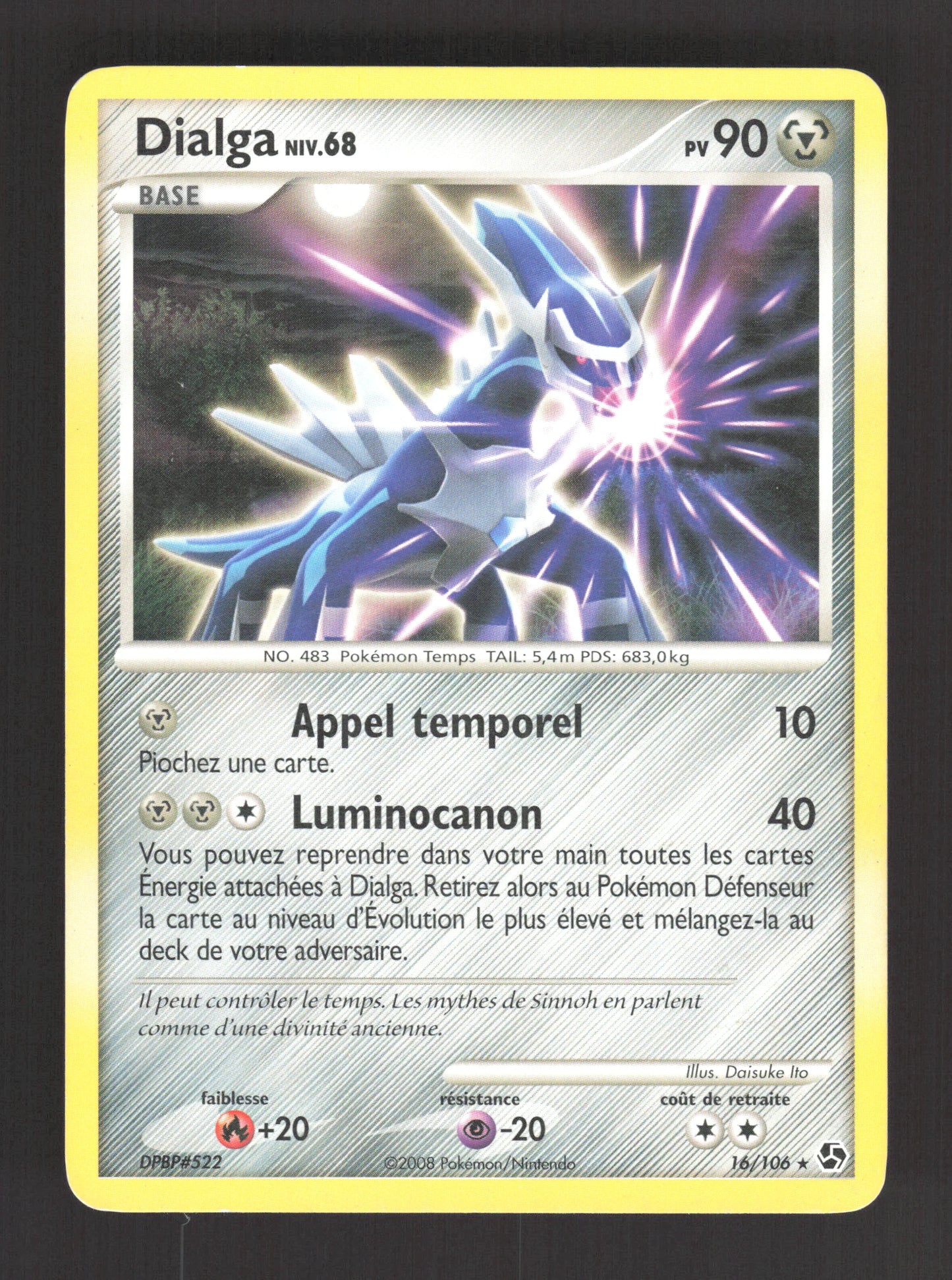 16/106 Dialga RARE - Duels au Sommet
