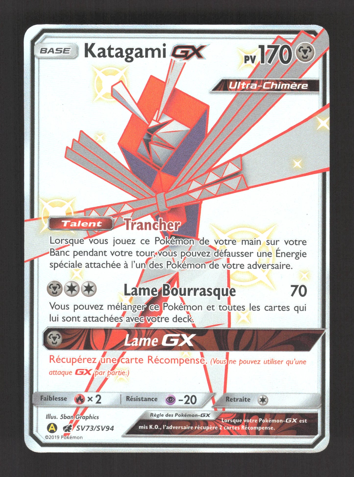 SV73/SV94 Katagami GX - Destinées Occultes