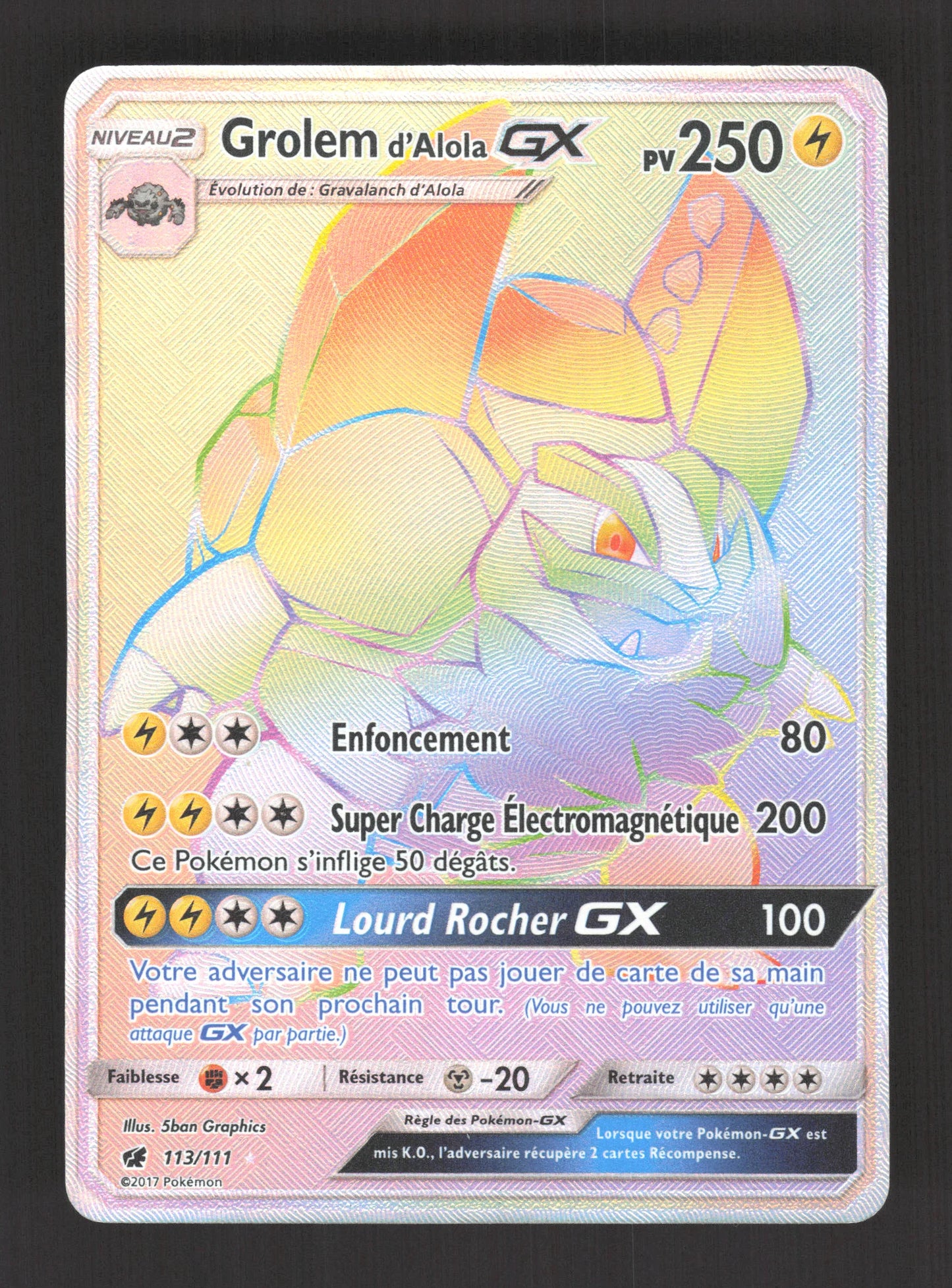 113/111 Grolem GX - Invasion Carmin