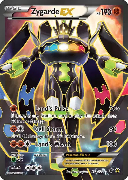 54A/124 Zygarde EX - Anglais