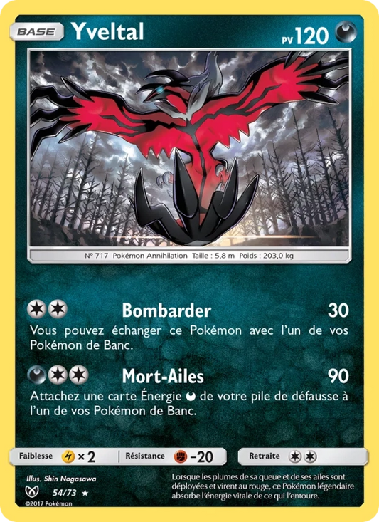 54/73 Yveltal HOLO - Légendes Brillantes