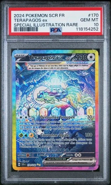 170/142 Terapagos EX PSA 10 - Cartes Gradées