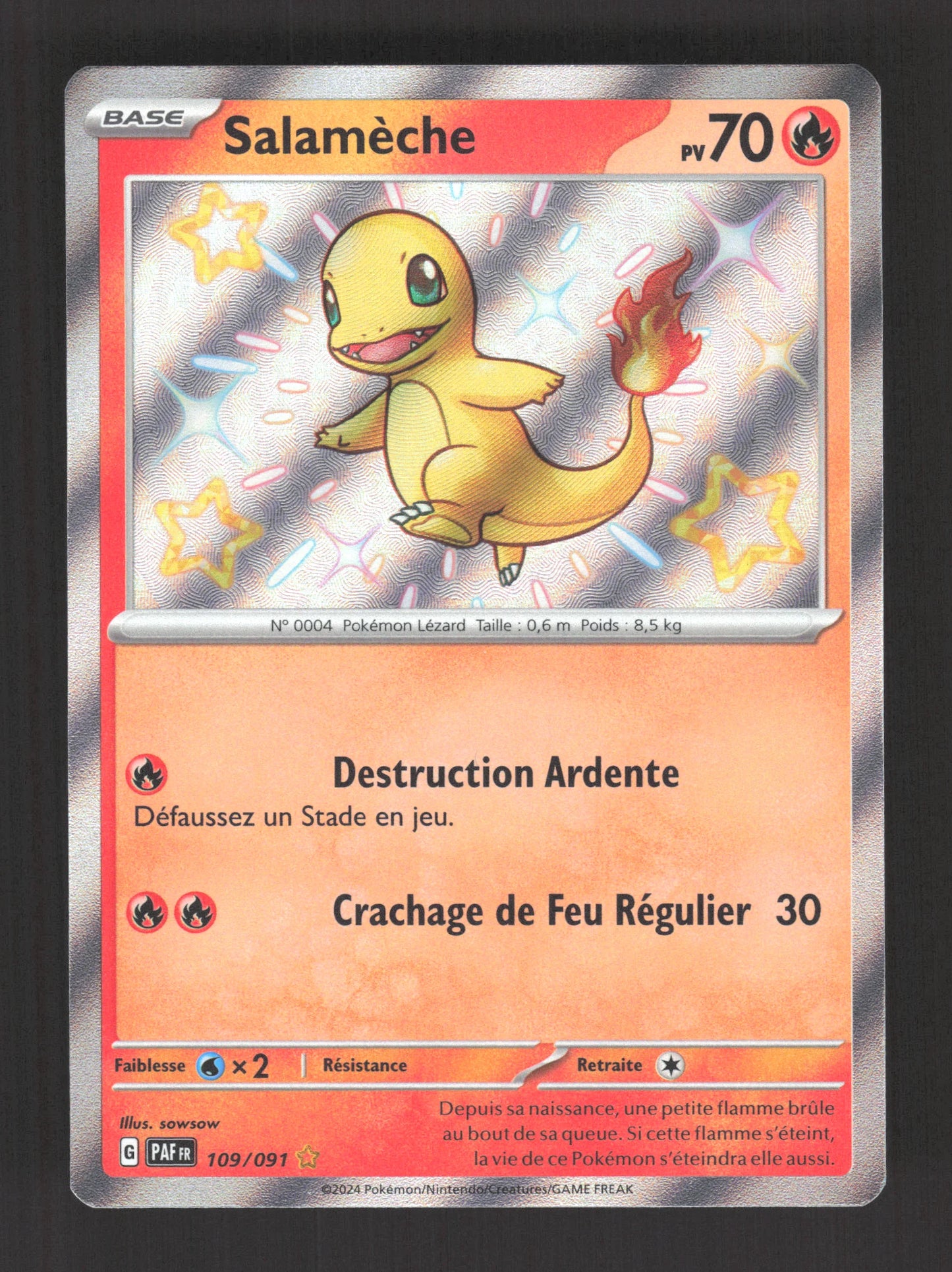 109/091 Salameche SHINY - Destinées de Paldea