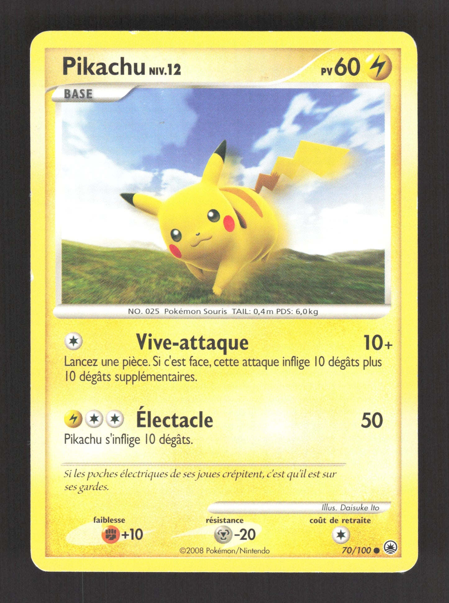 70/100 Pikachu CO - Aube Majestueuse
