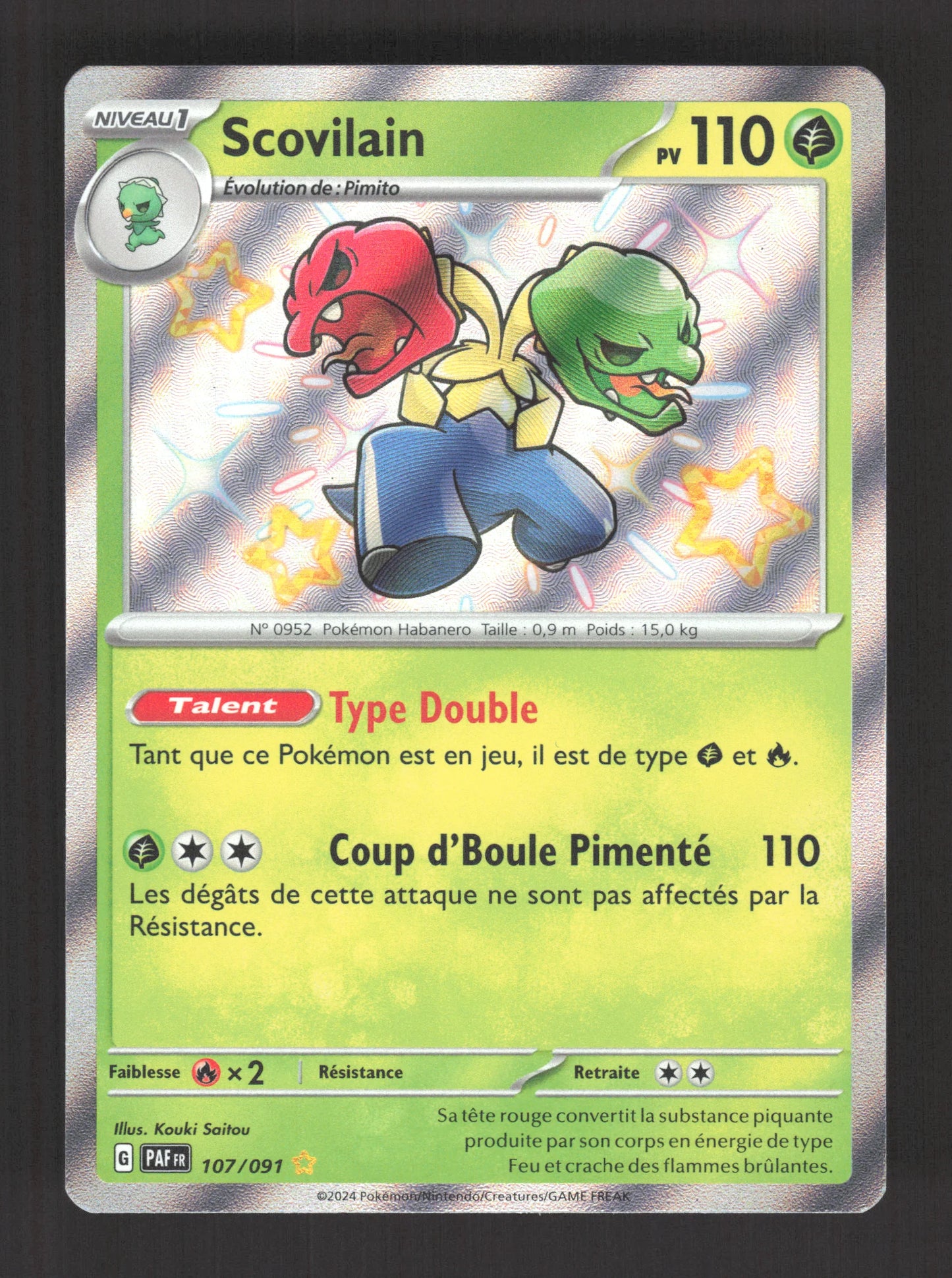 107/091 Scovilain SHINY - Destinées de Paldea