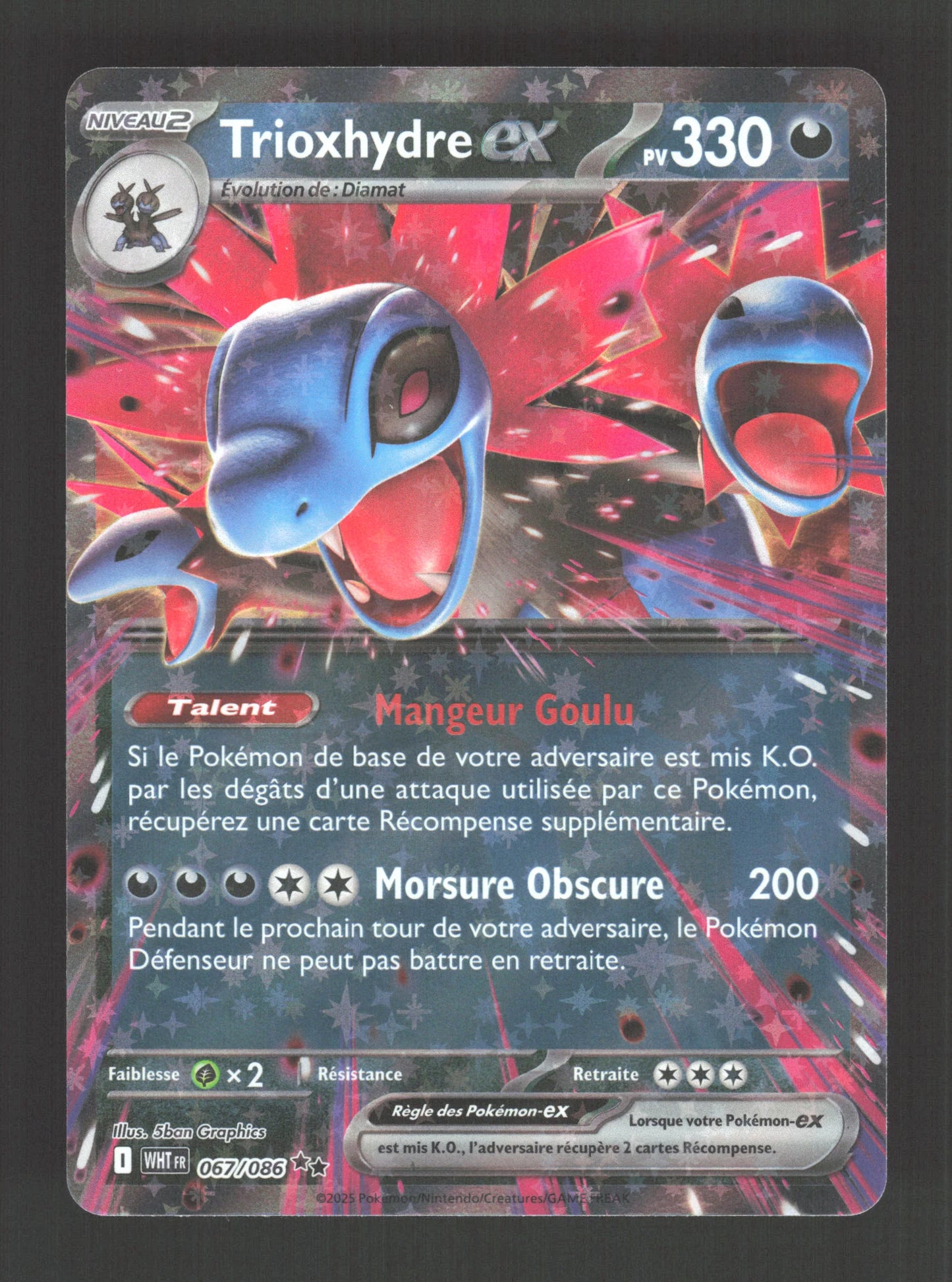 067/086 Trioxhydre EX - Flamme Blanche
