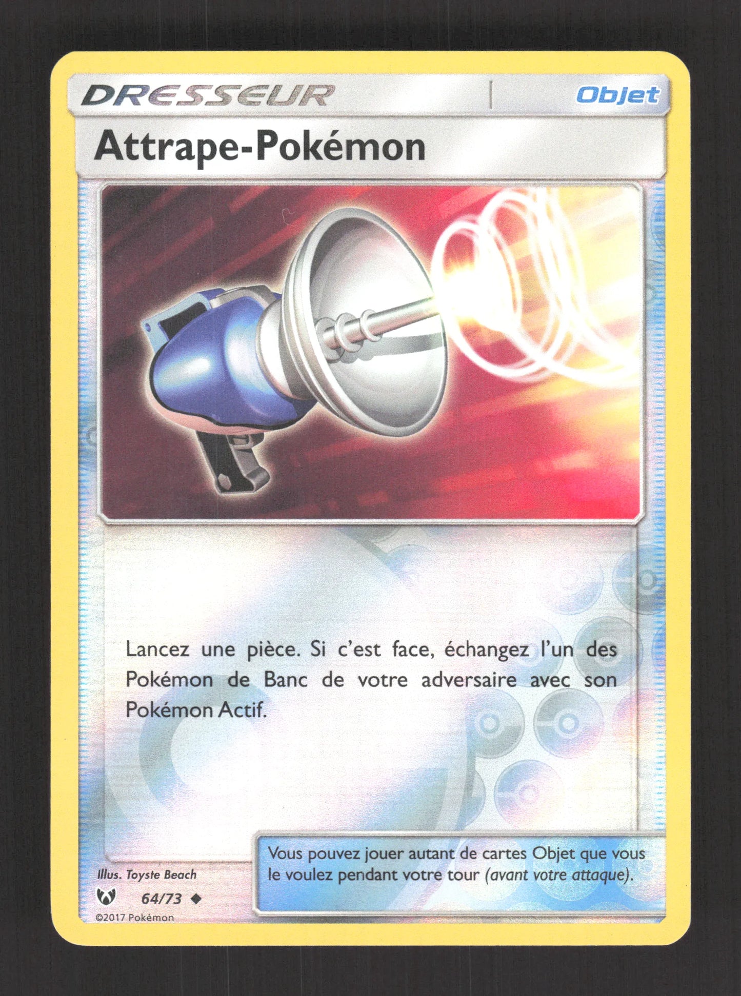 64/73 Attrape Pokemon REVERSE - Légendes Brillantes