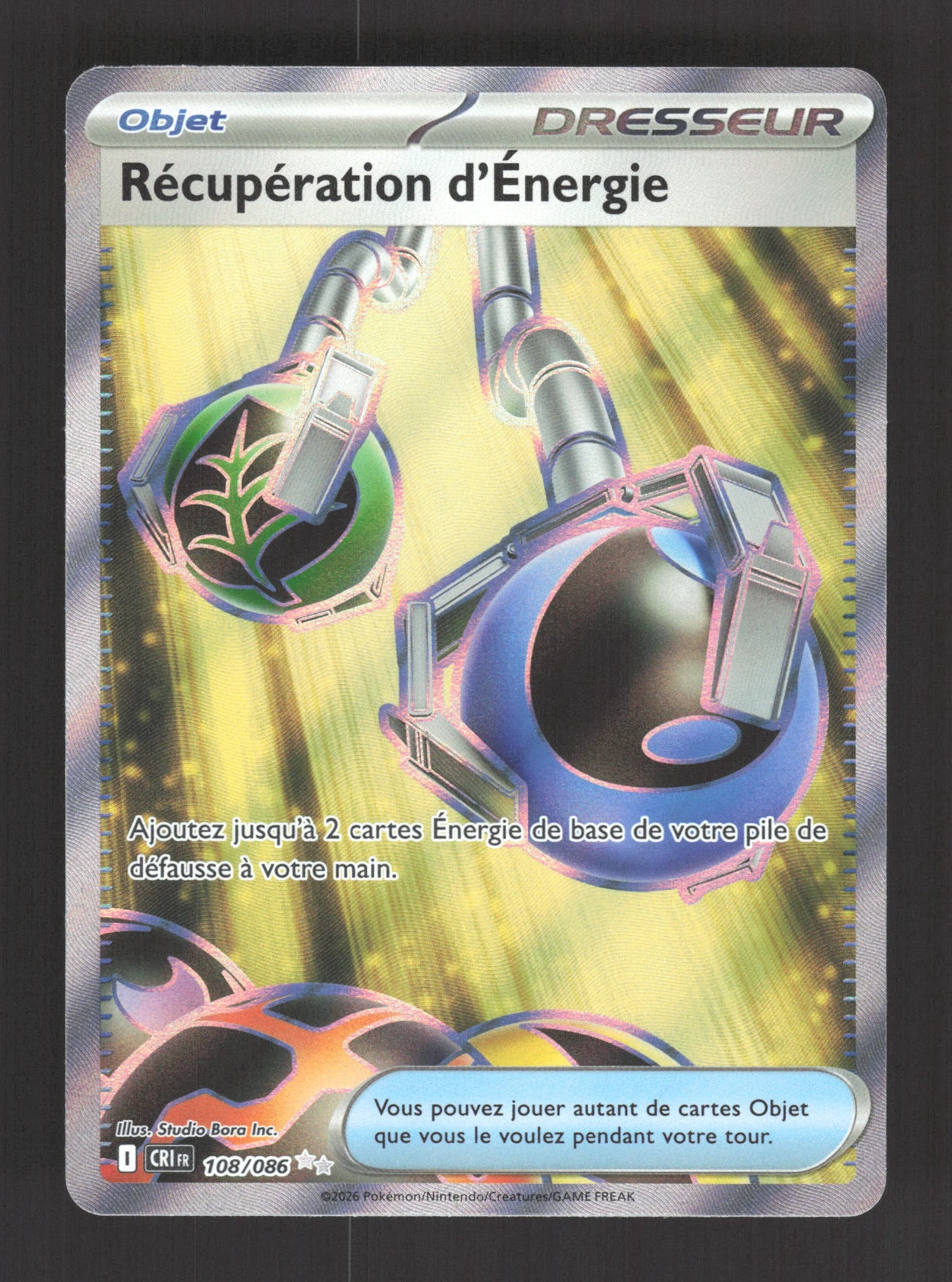 108/086 Recuperation Energie DRESSEUR - Chaos Ascendant