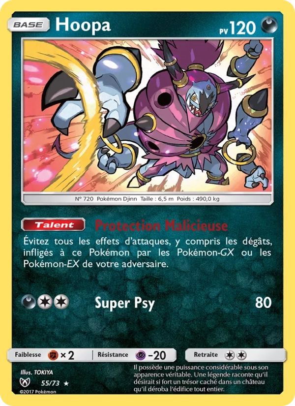 55/73 Hoopa HOLO - Légendes Brillantes