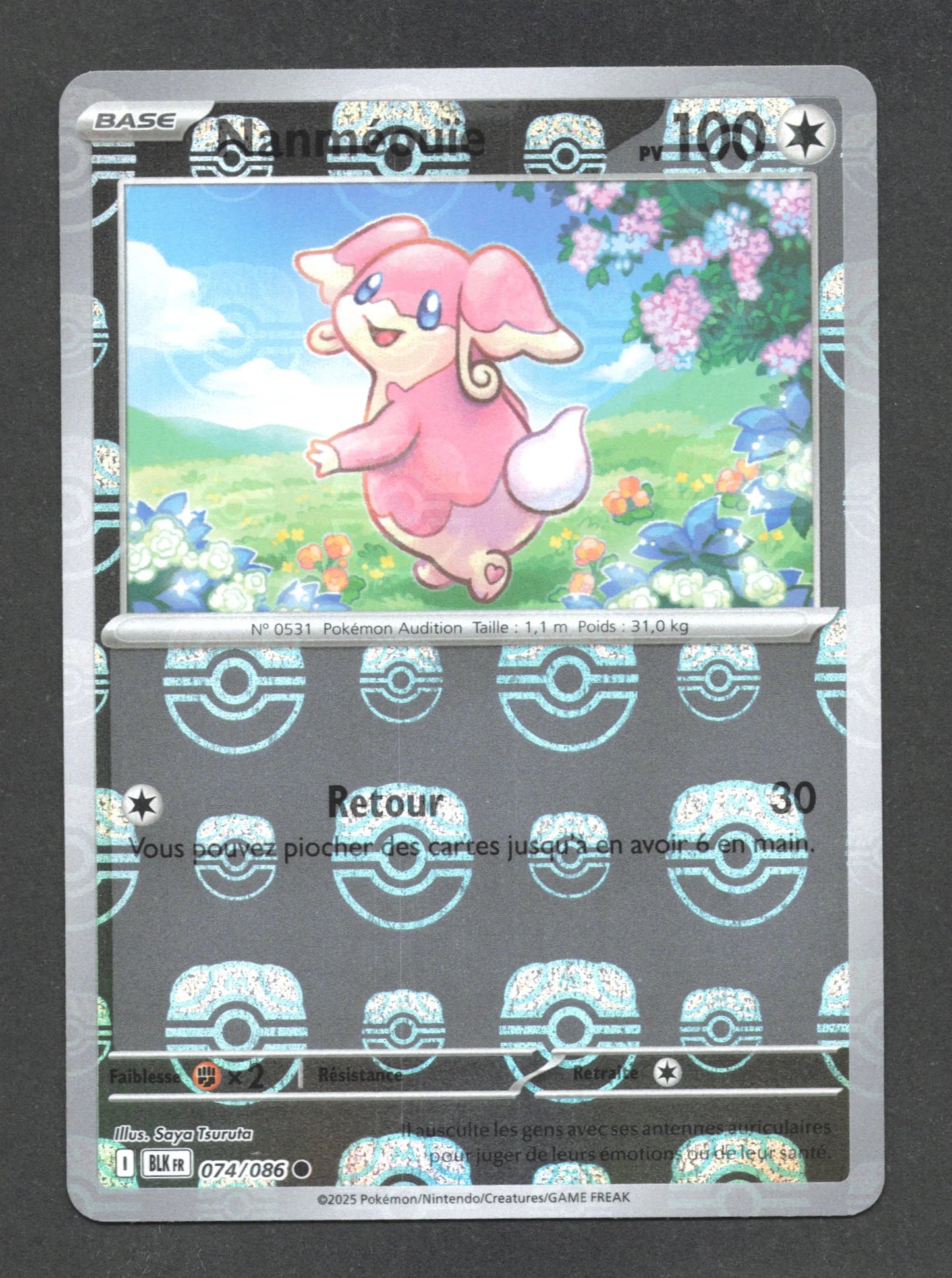 074/086 Nanmeouie MASTERBALL - Foudre Noire - Masterball