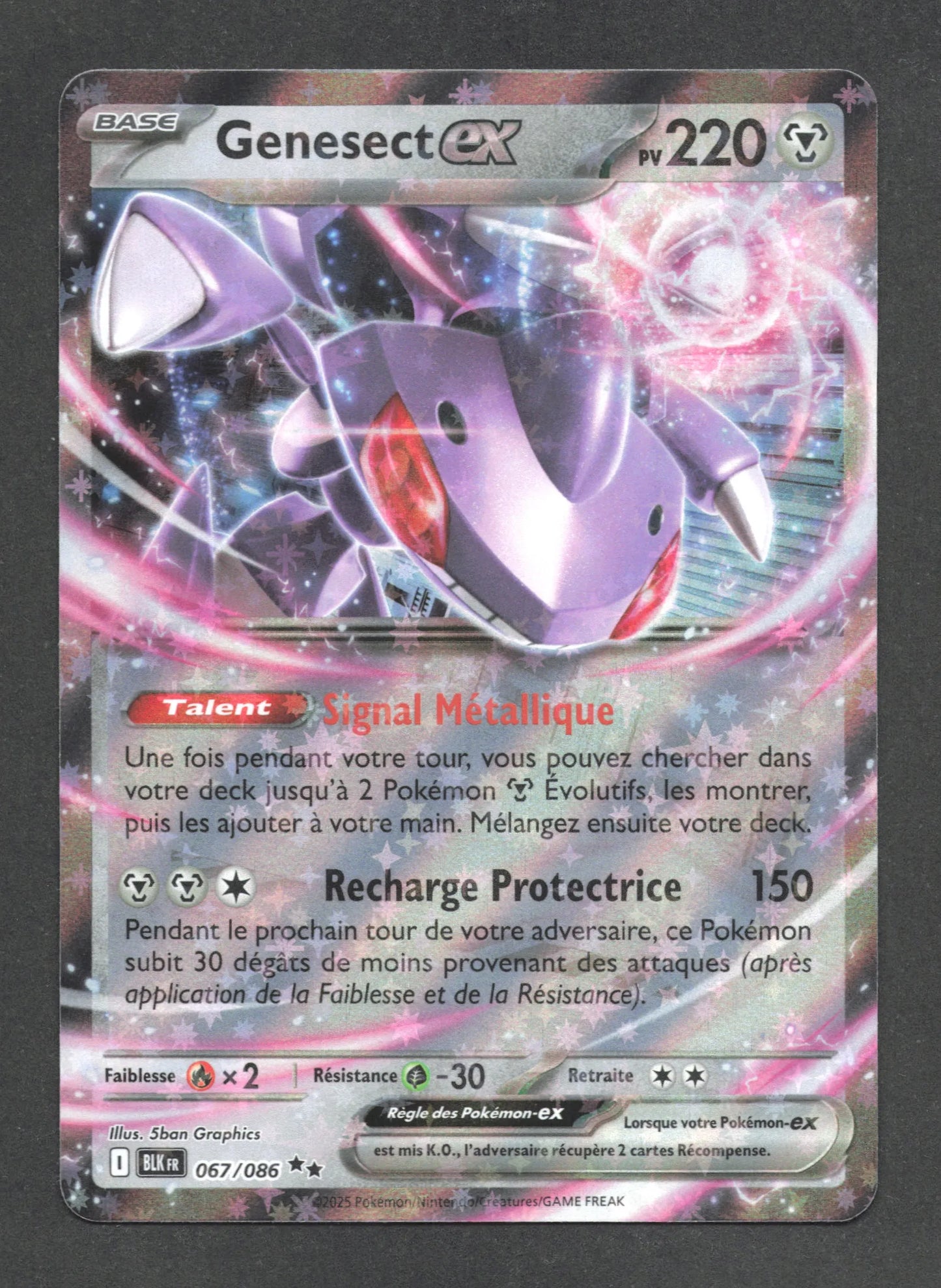 067/086 Genesect EX - Foudre Noire