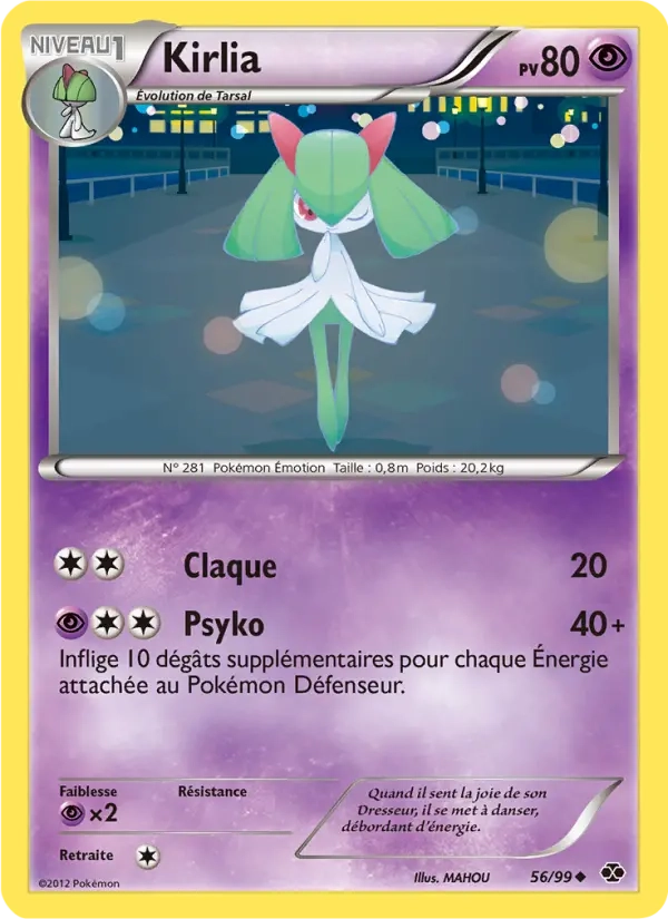 56/99 Kirlia REVERSE - Destinées Futures