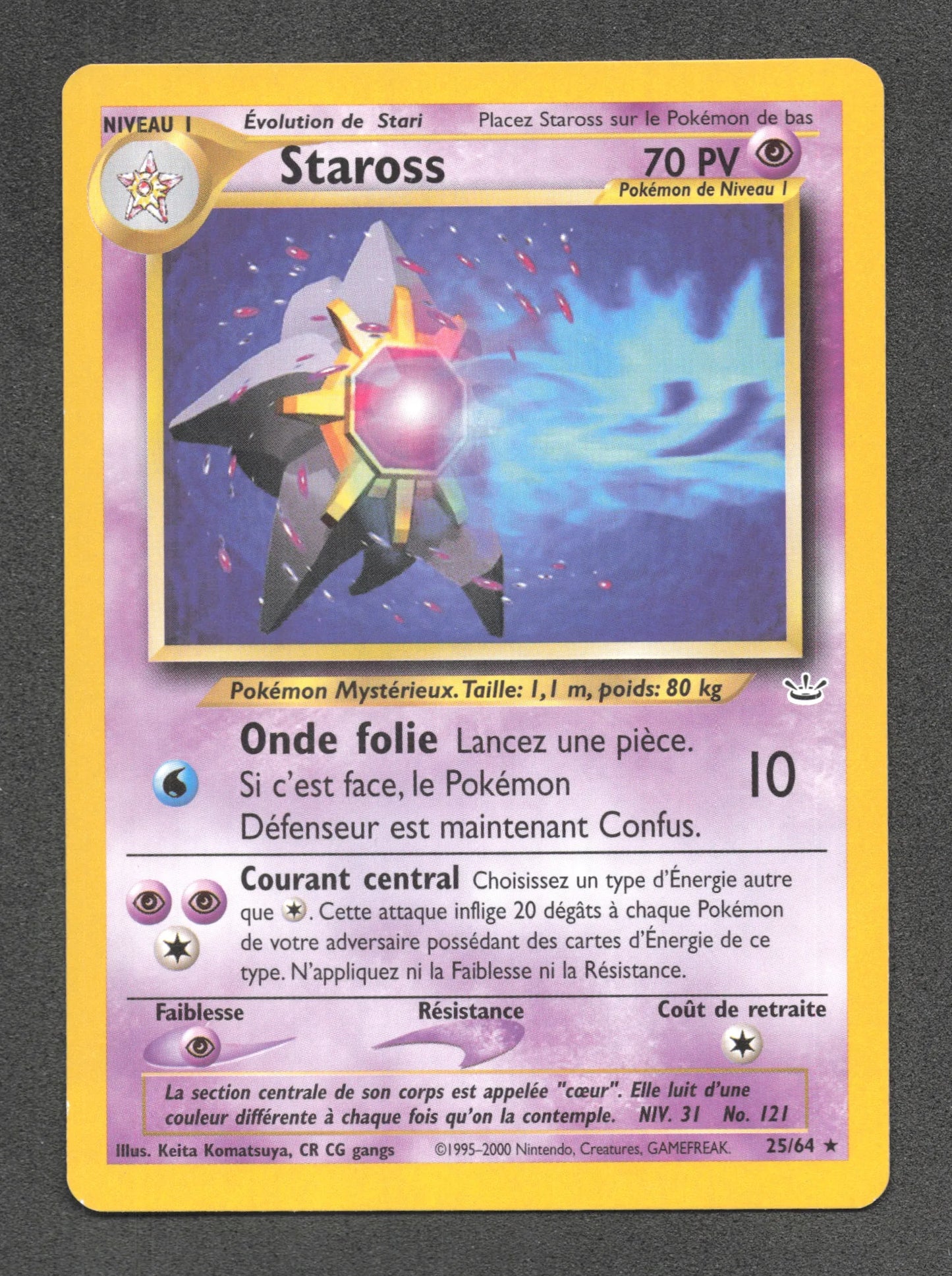 25/64 Staross RARE - Neo Revelation