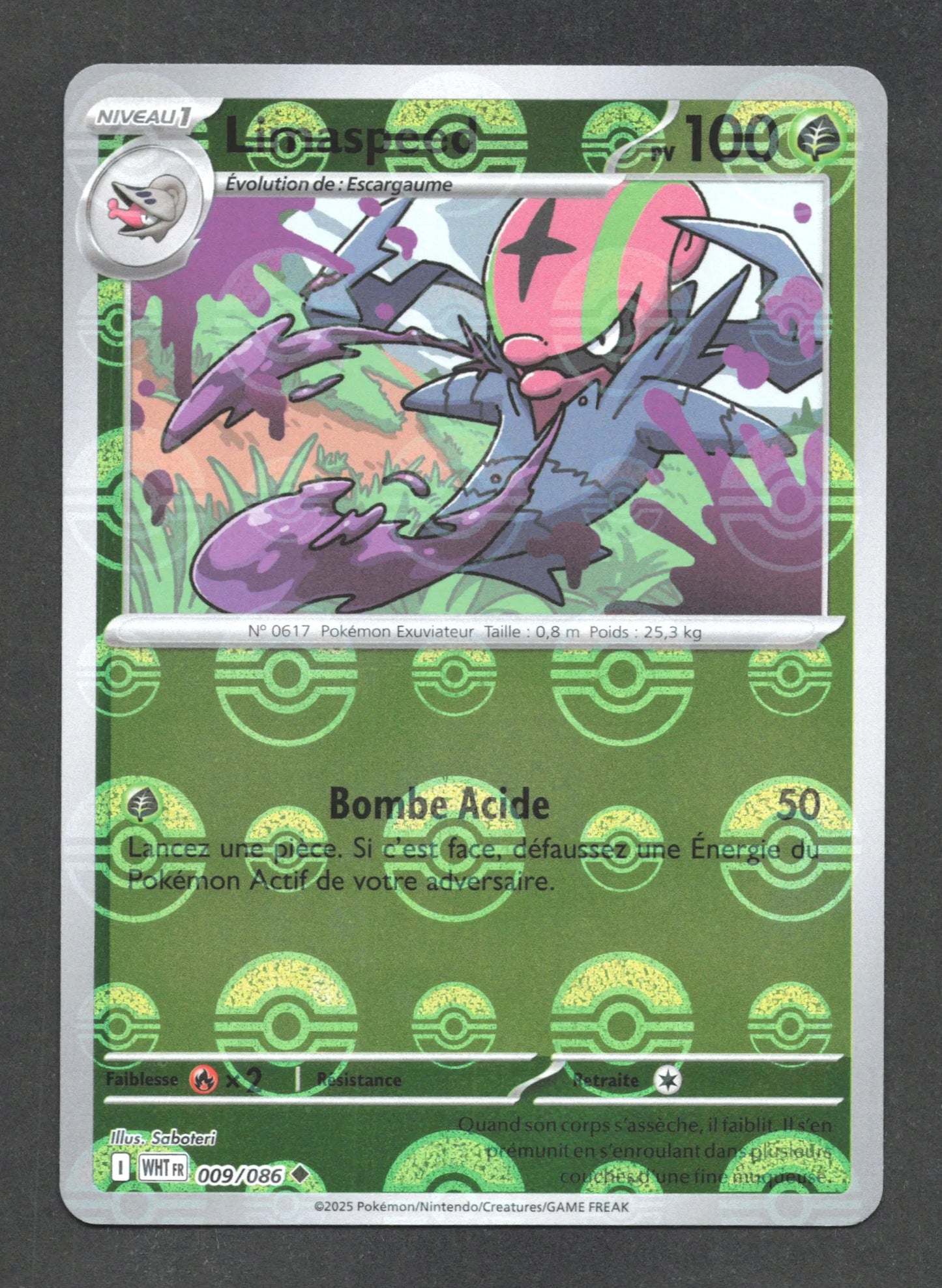 009/086 Limaspeed POKEBALL - Flamme Blanche - Pokeball