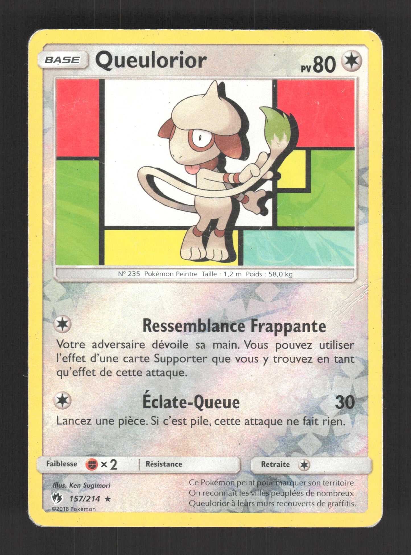 157/214 Queulorior REVERSE - Tonnerre Perdu