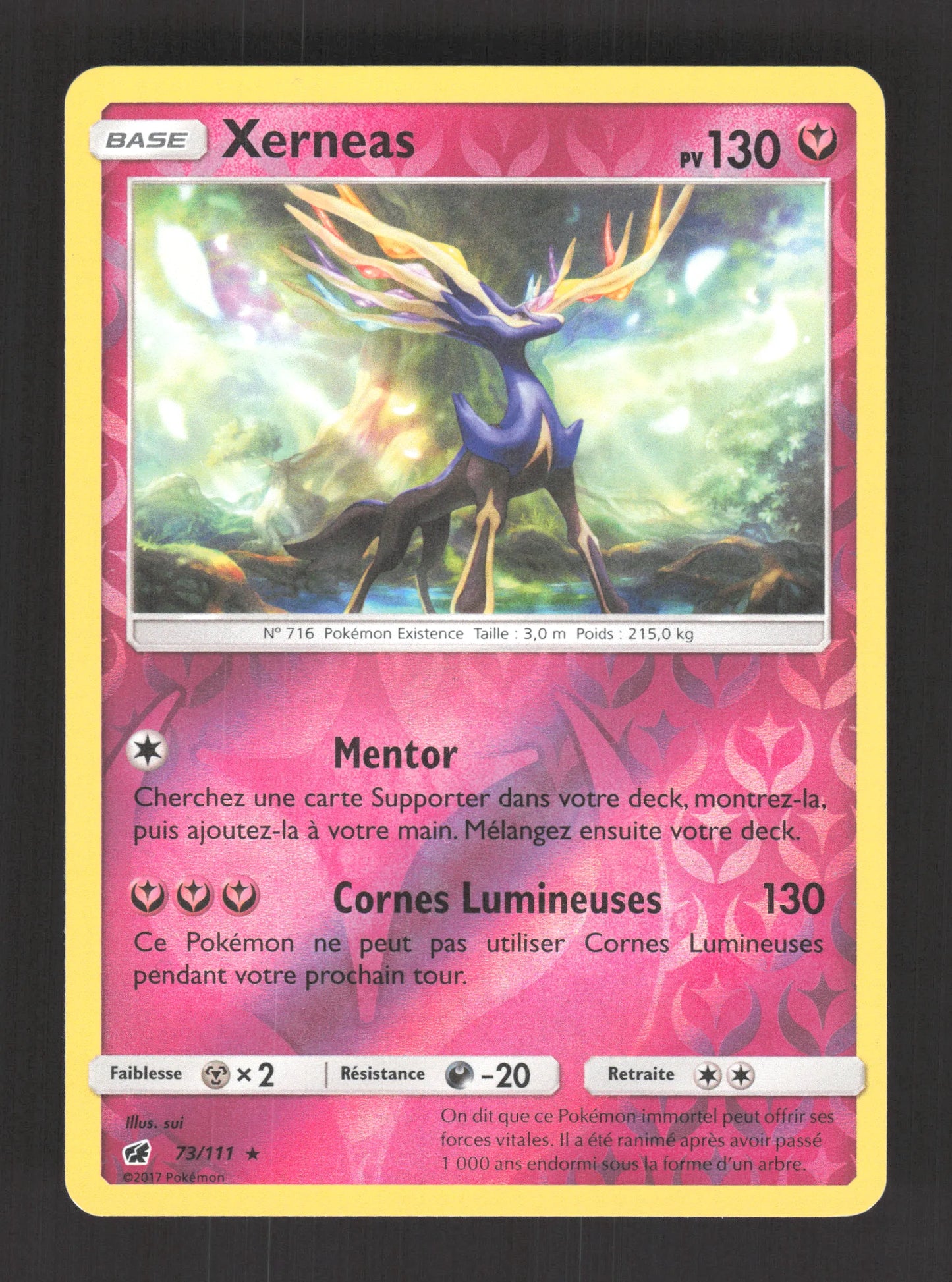 73/111 Xerneas REVERSE - Invasion Carmin
