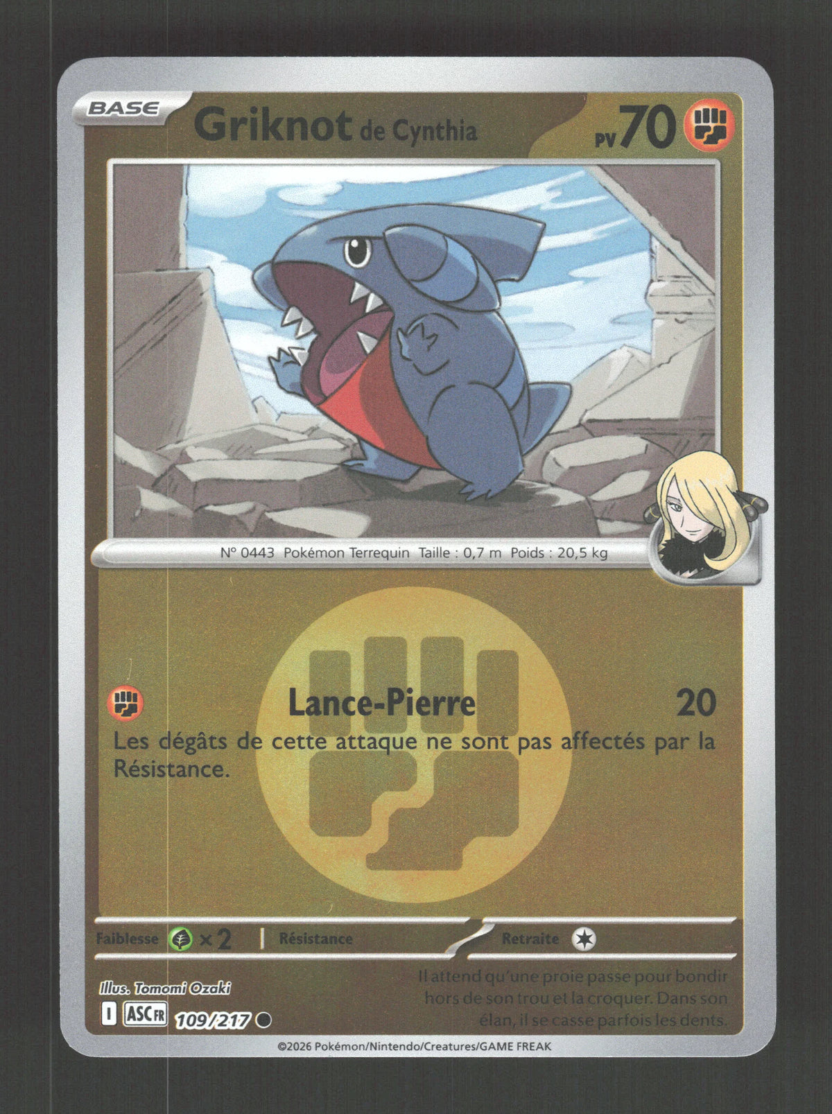 109/217 Griknot REVERSE ENERGIE - Héros Transcendants