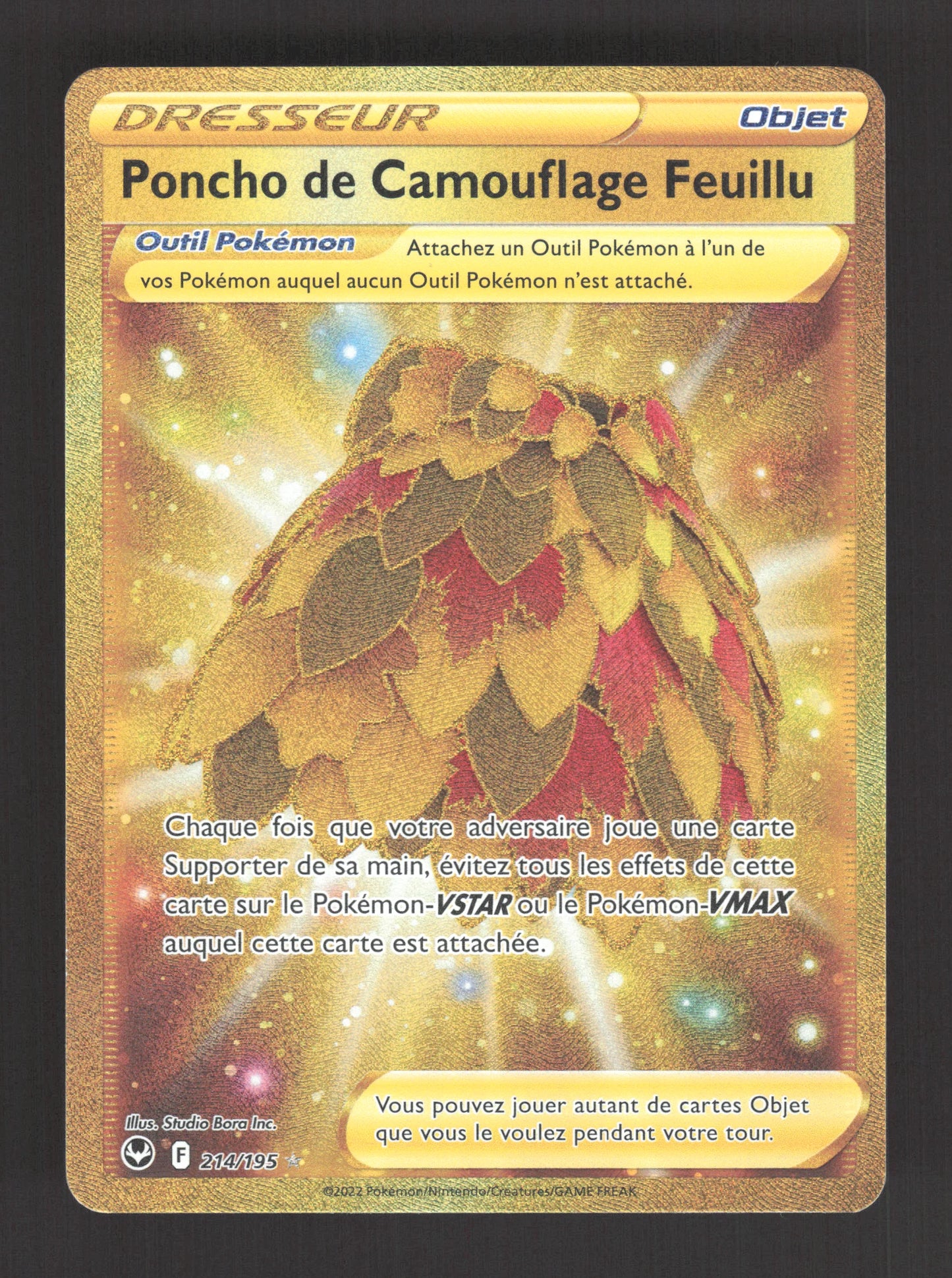 214/195 Poncho de Camouflage Feuillu DRESSEUR - Tempête Argentée