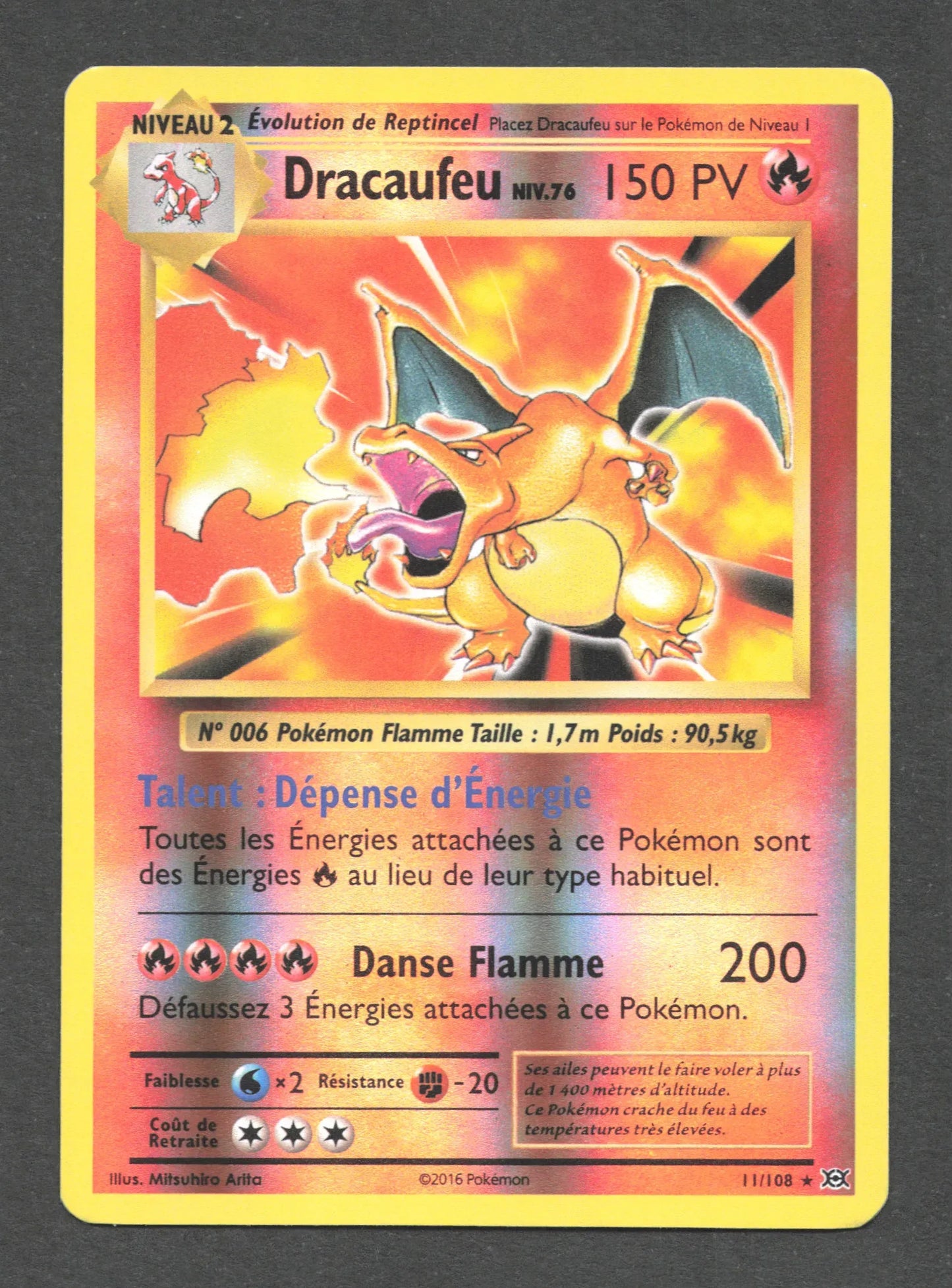 11/108 Dracaufeu REVERSE - Évolutions