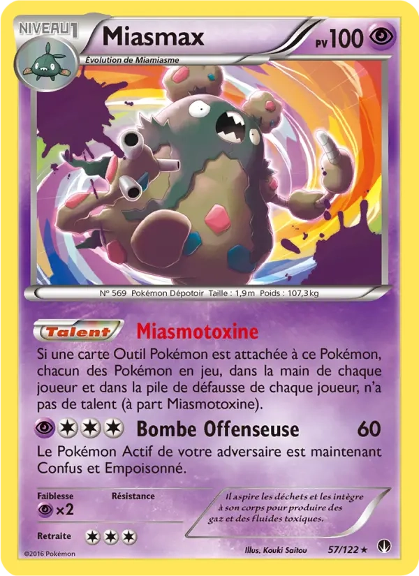 57/122 Miasmax HOLO - Rupture Turbo