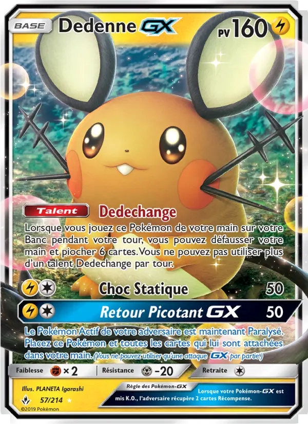 57/214 Dedenne GX - Alliance Infaillible