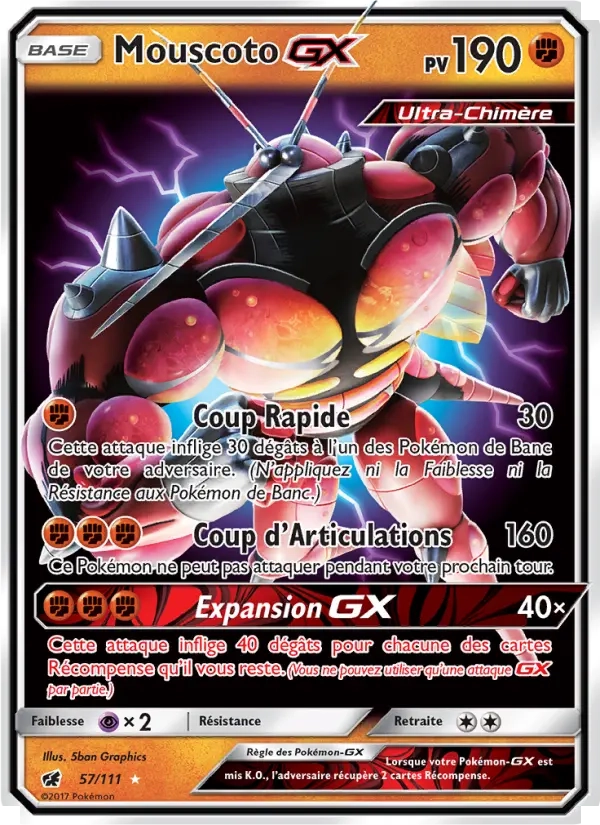 57/111 Mouscoto GX - Invasion Carmin