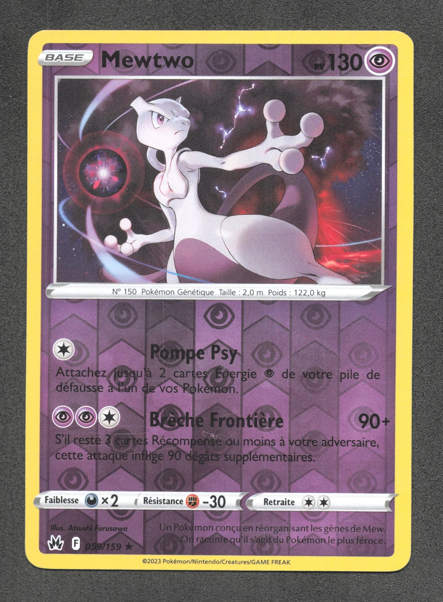 059/159 Mewtwo REVERSE - Zénith Suprême