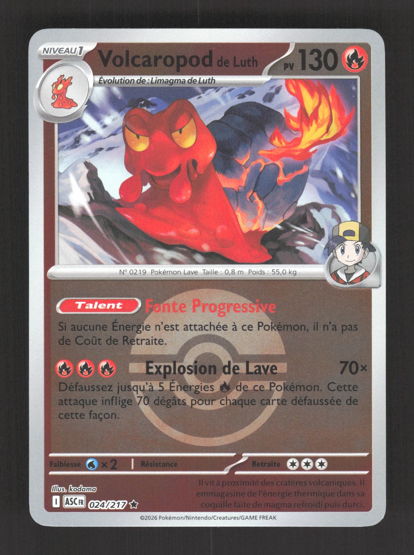 024/217 Volcaropod POKEBALL - Héros Transcendants