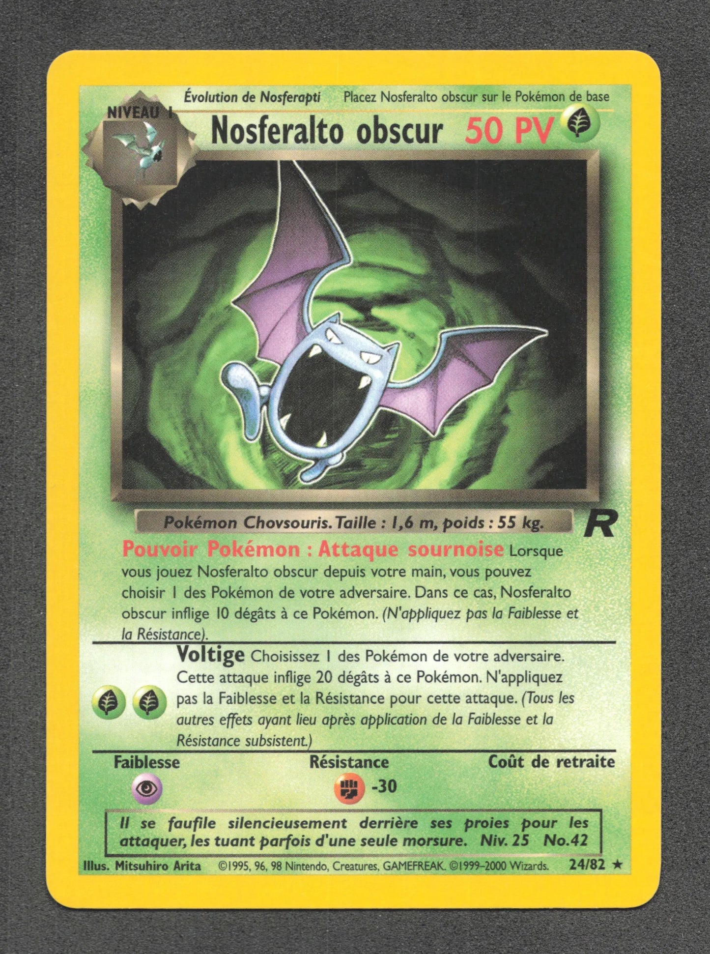 24/82 Nosferalto Obscur RARE - Team Rocket