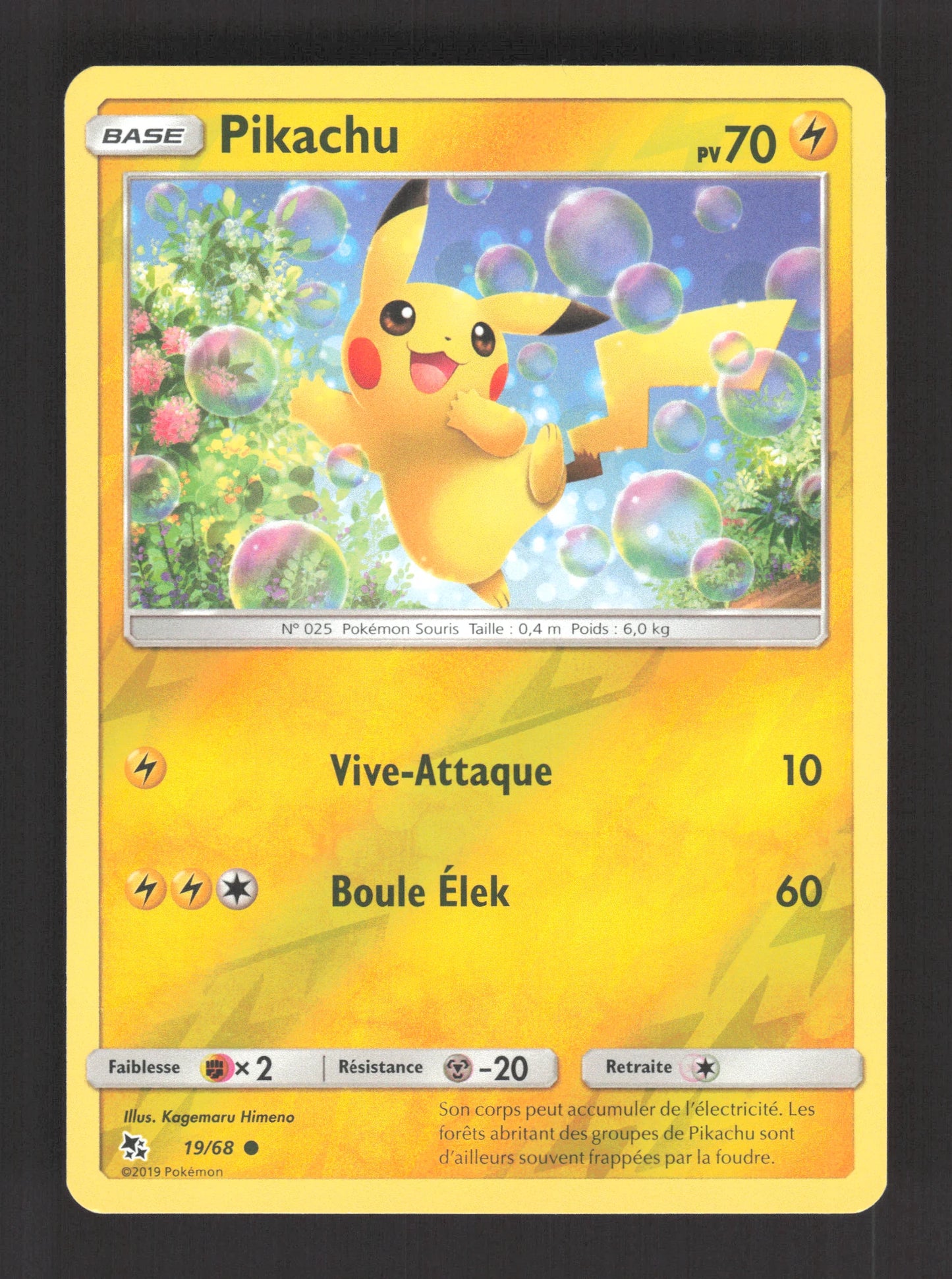 19/68 Pikachu REVERSE - Destinées Occultes