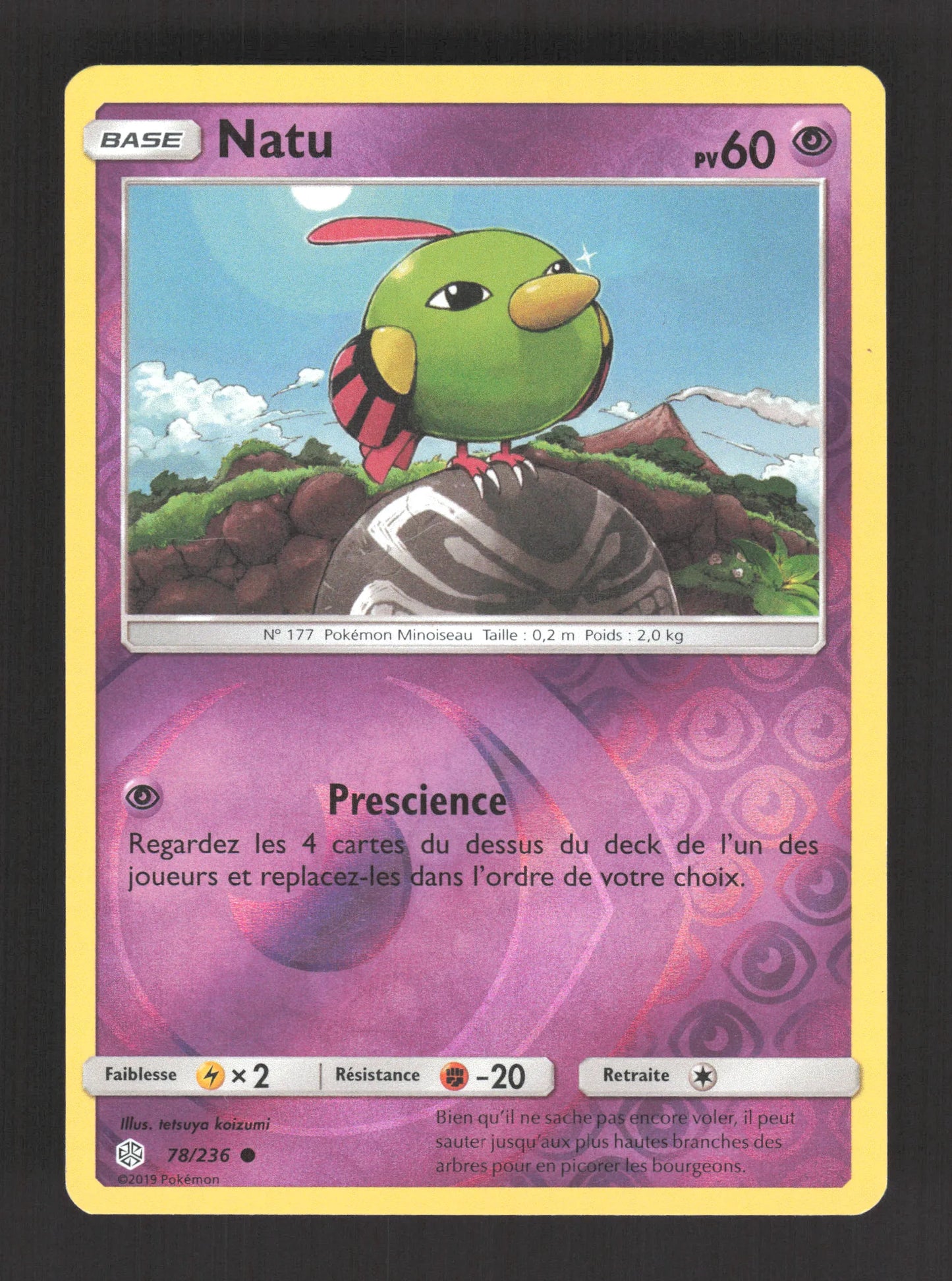 78/236 Natu REVERSE - Éclipse Cosmique