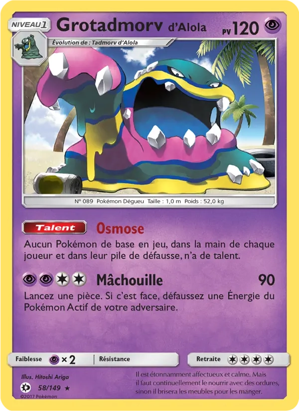 58/149 Grotadmorv HOLO - Soleil et Lune