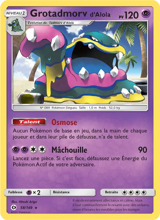 58/149 Grotadmorv HOLO - Soleil et Lune