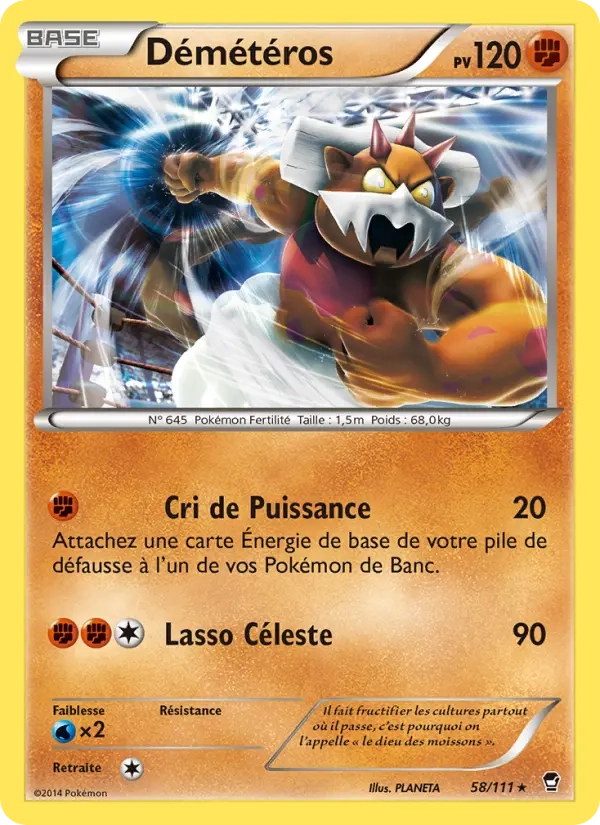 58/111 Demeteros REVERSE - Poings Furieux
