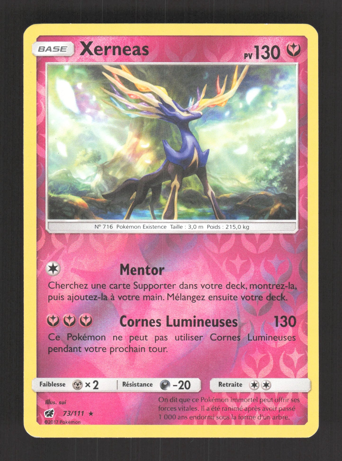 73/111 Xerneas REVERSE - Invasion Carmin