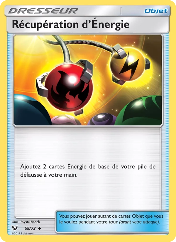 59/73 Recuperateur Energie REVERSE - Légendes Brillantes