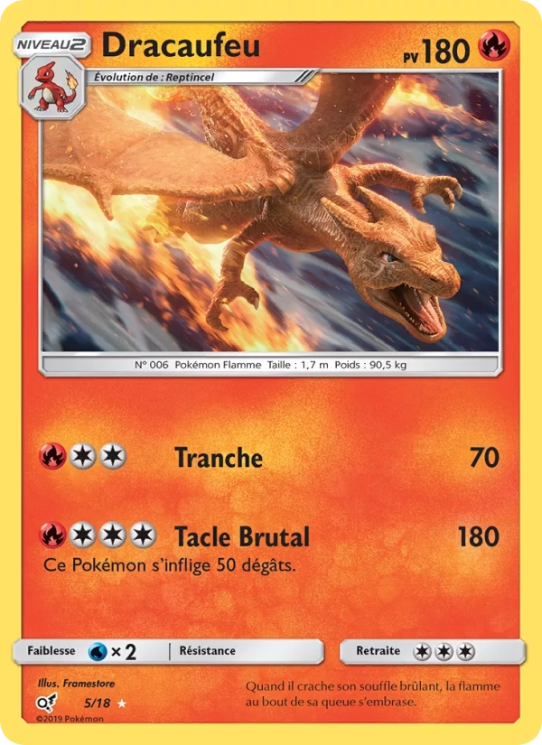 5/18 Dracaufeu HOLO - Détective Pikachu