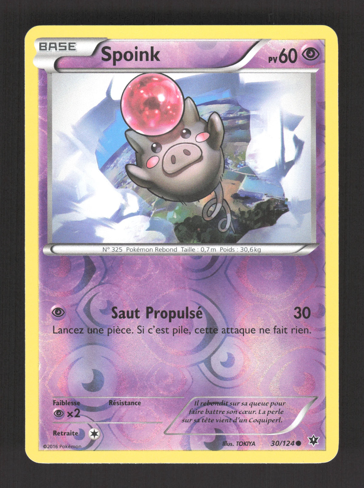 30/124 Spoink REVERSE - Impact des Destins