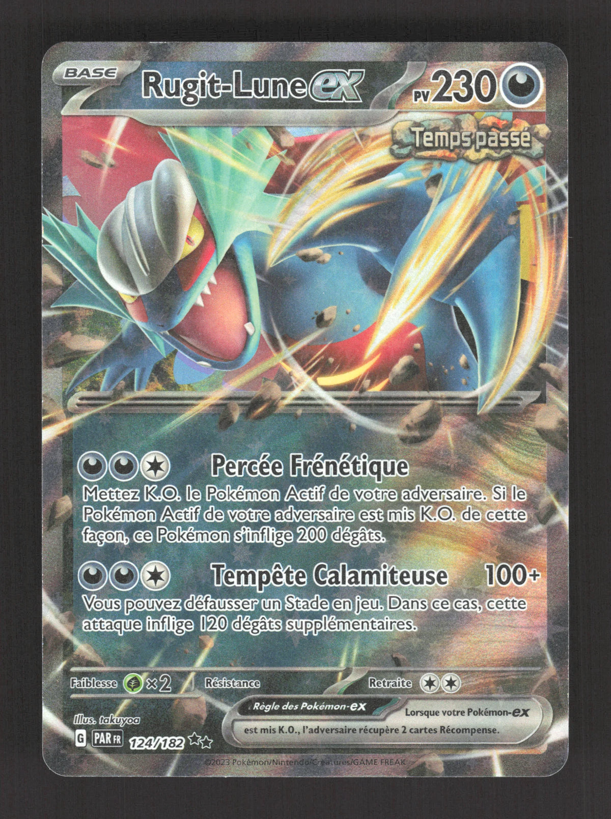 124/182 Rugit Lune EX - Faille Paradoxe