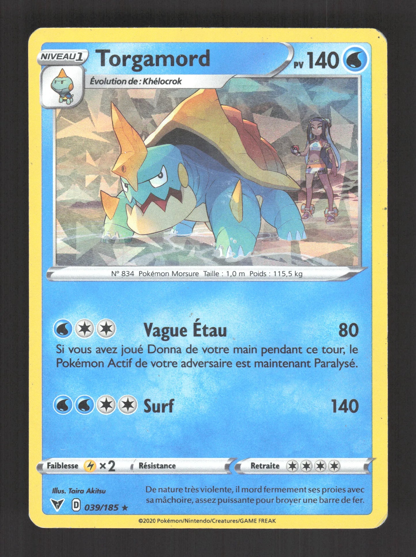 039/185 Torgamord HOLO MOSAIQUE - Voltage Éclatant