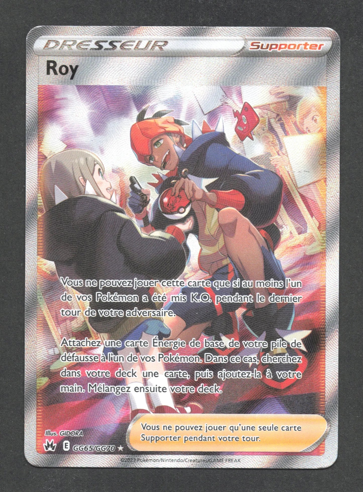 GG65/GG70 Roy DRESSEUR - Zénith Suprême