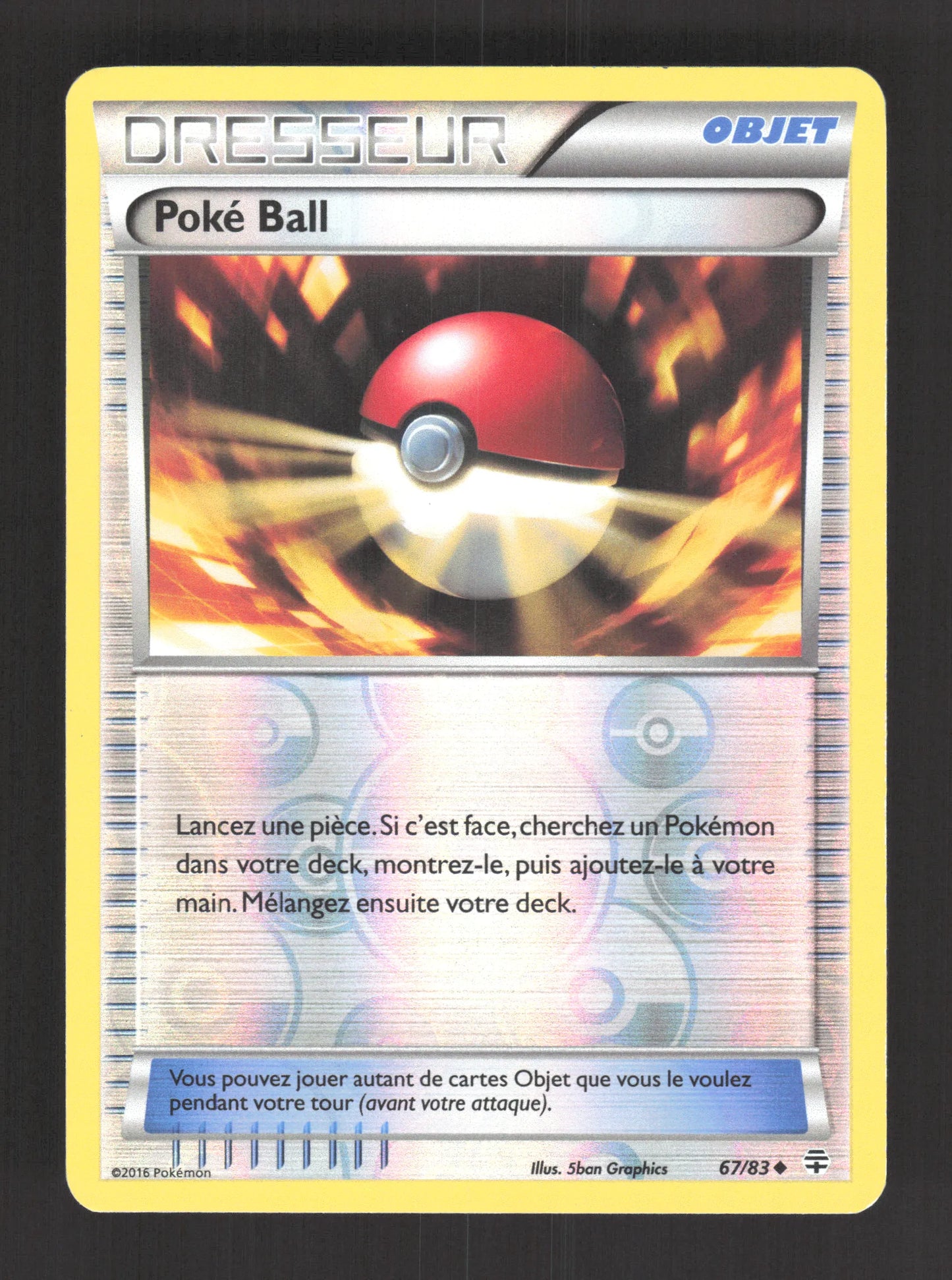 67/83 Poke Ball REVERSE - Générations