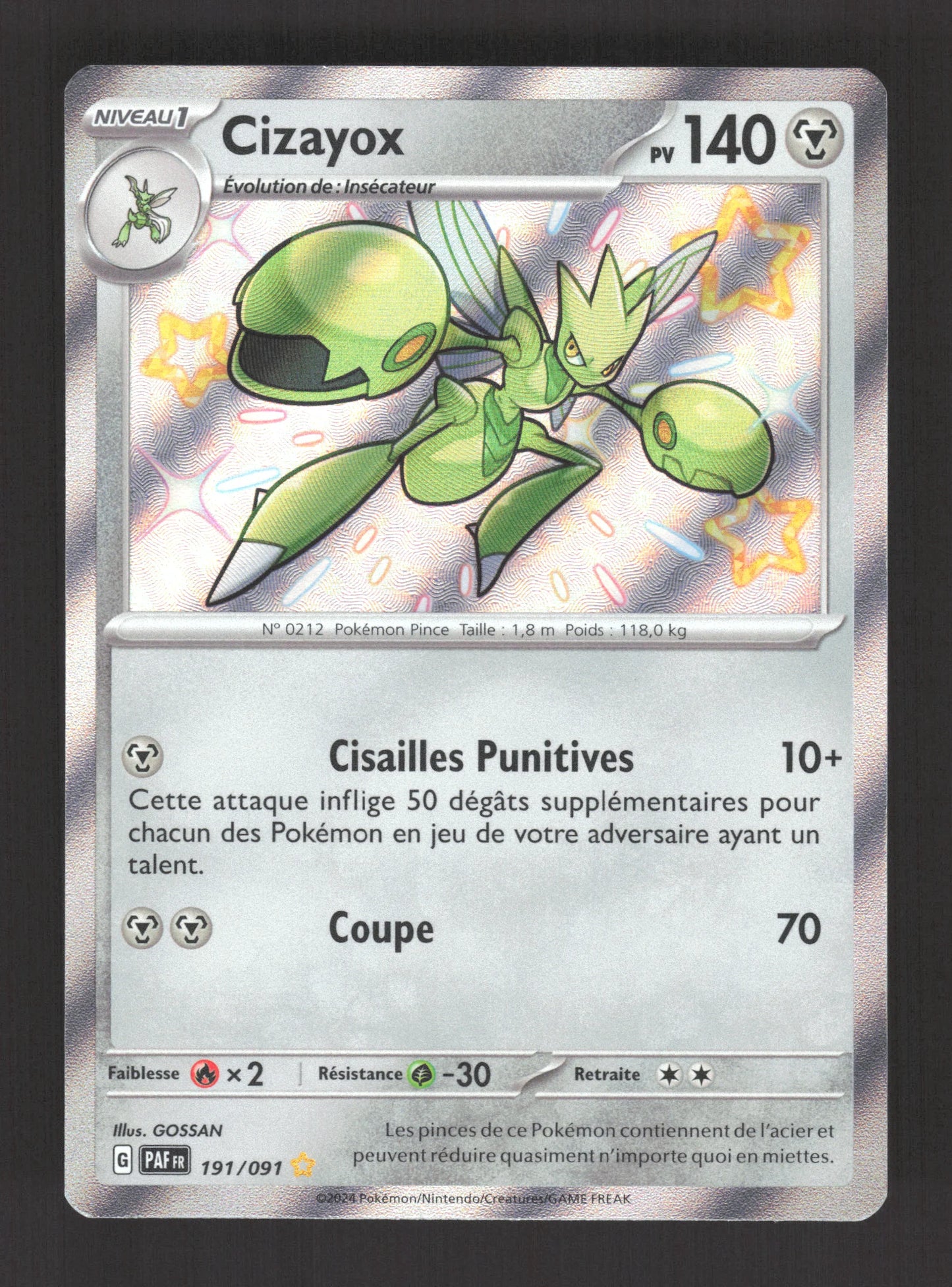 191/091 Cizayox SHINY - Destinées de Paldea